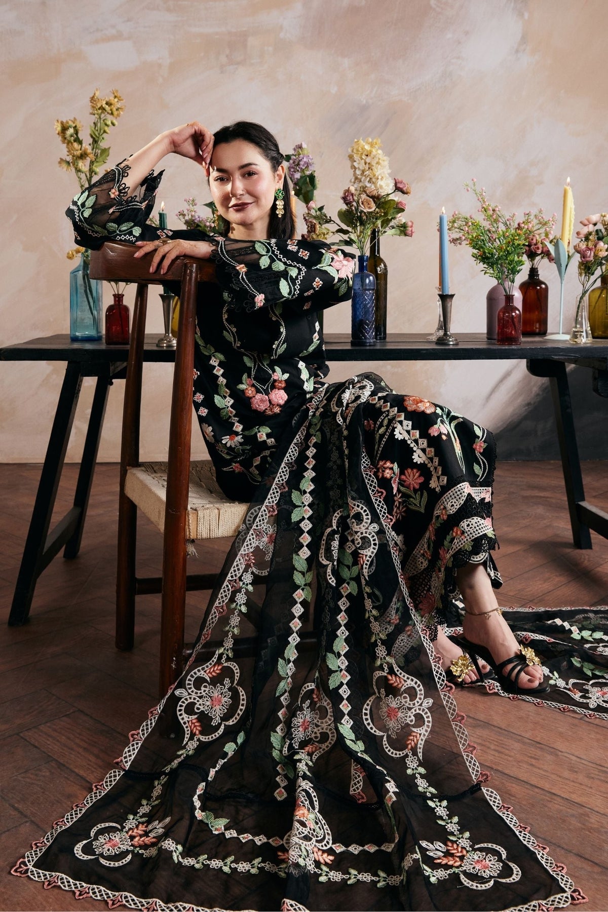 Maryam Hussain | Luxury Lawn 26 Vol 2 | Gul Meena - by Libasekhas UK - Registered Vendor of : Maryam Hussain - 100% Original Designer Dress