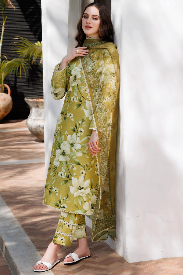 Farasha | Printed Essentials | Marigold Haze - by - Libasekhas UK - Registered Vendor of : Farasha - 100% Original Designer Dresss