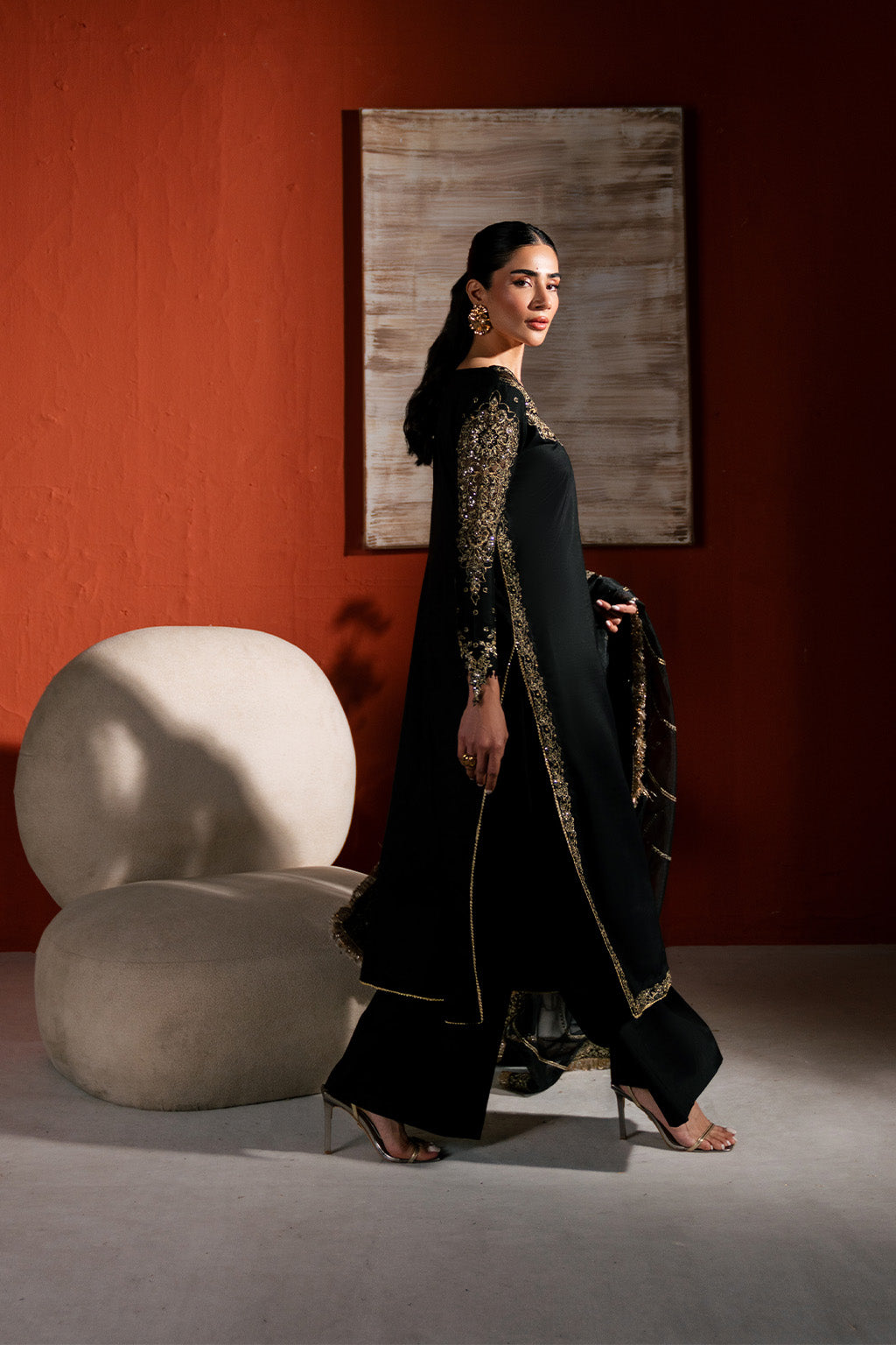 Neeshay | Raw Silk | RTW-RS-03 - by Libasekhas UK - Registered Vendor of : Neeshay - 100% Original Designer Dress