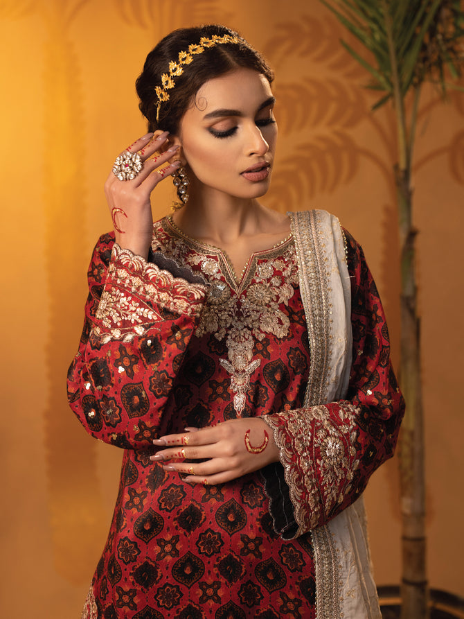 Faiza Faisal | Signature Pret Eid Edit |Carina - by - Libasekhas UK - Registered Vendor of : Faiza Faisal - 100% Original Designer Dresss