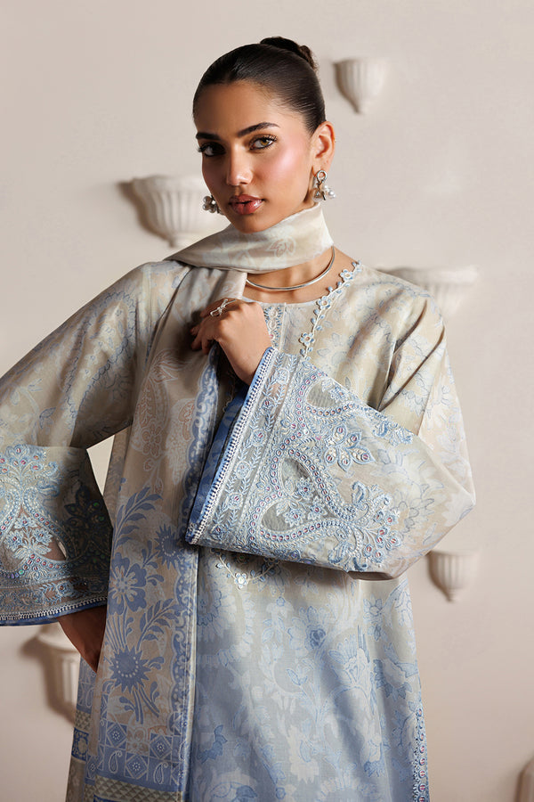 Baroque | Luxury Summer Pret | UF-4524 - by Libasekhas UK - Registered Vendor of : Baroque - 100% Original Designer Dress