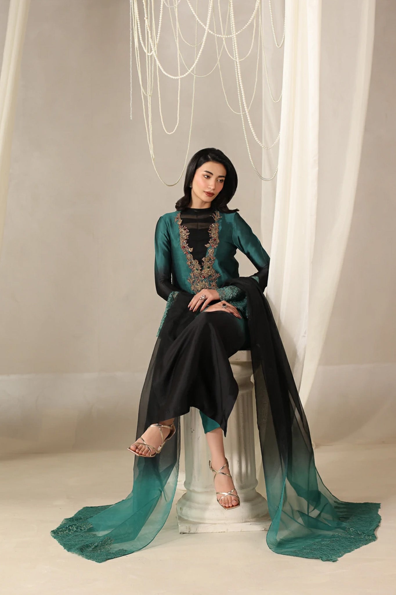Musferah Saad | Into Twilight | Celestia - by Libasekhas UK - Registered Vendor of : Musferah Saad - 100% Original Designer Dress