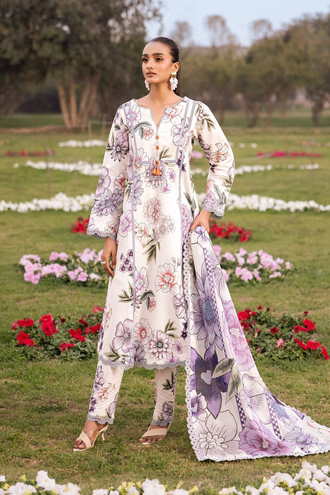 Alizeh | Sheen Lawn Prints 24 | TUBEROSE - by - Libasekhas UK - Registered Vendor of : Alizeh - 100% Original Designer Dresss