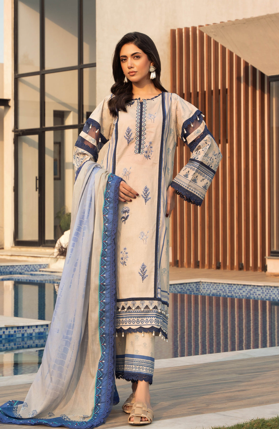 Alzohaib | Premium Prints 25 | AZP-25-14 - by - Libasekhas UK - Registered Vendor of : Al Zohaib - 100% Original Designer Dresss