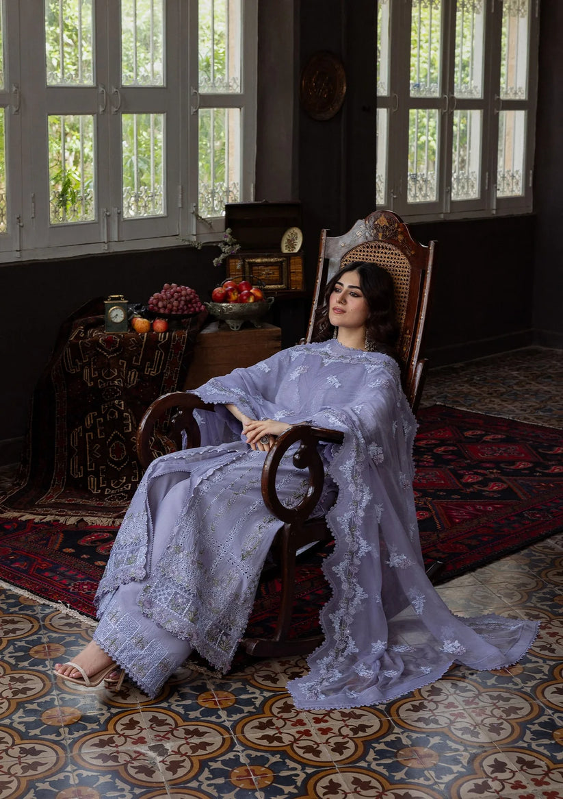 Kahf Premium | Kahf Karandi 25 | KKH-04 WISTERIA - by Libasekhas UK - Registered Vendor of : Kahf Premium - 100% Original Designer Dress
