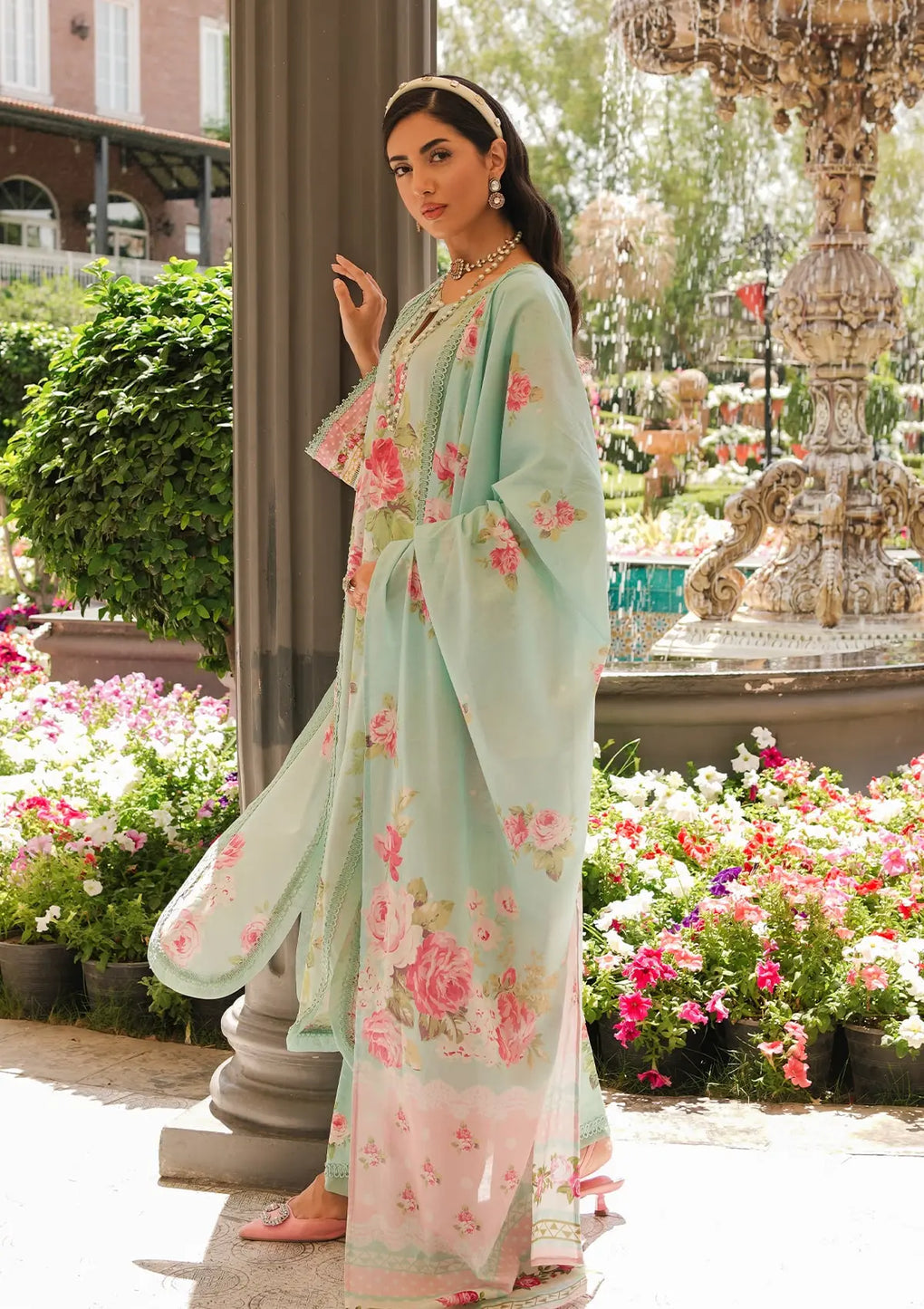 Elaf Premium | Printed Collection 24 | EEP-01A - Frostie - by - Libasekhas UK - Registered Vendor of : Elaf Premium - 100% Original Designer Dresss