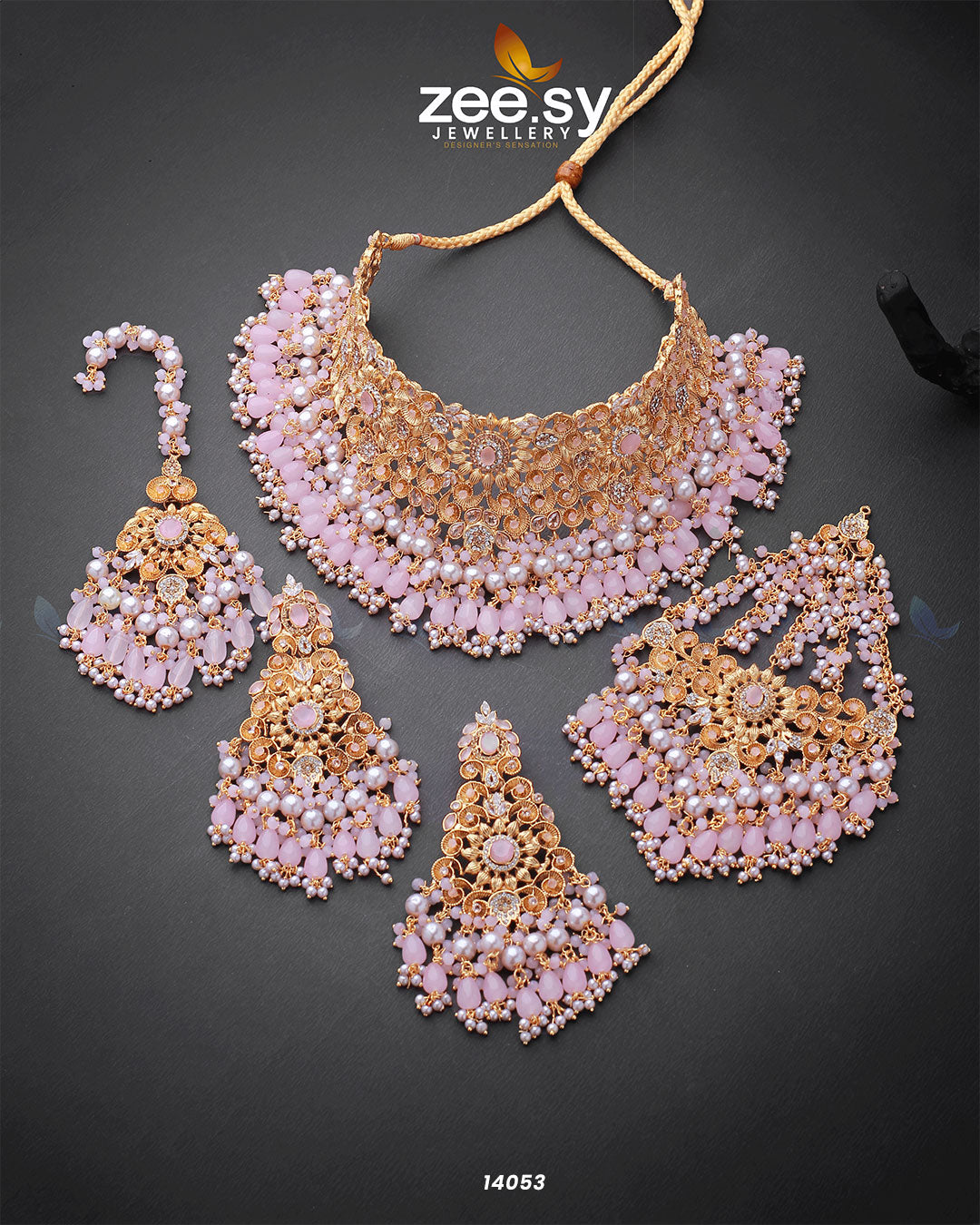 Luminescent Bridal Set - by - Libasekhas UK - Registered Vendor of : Zeesy - 100% Original Designer Dresss