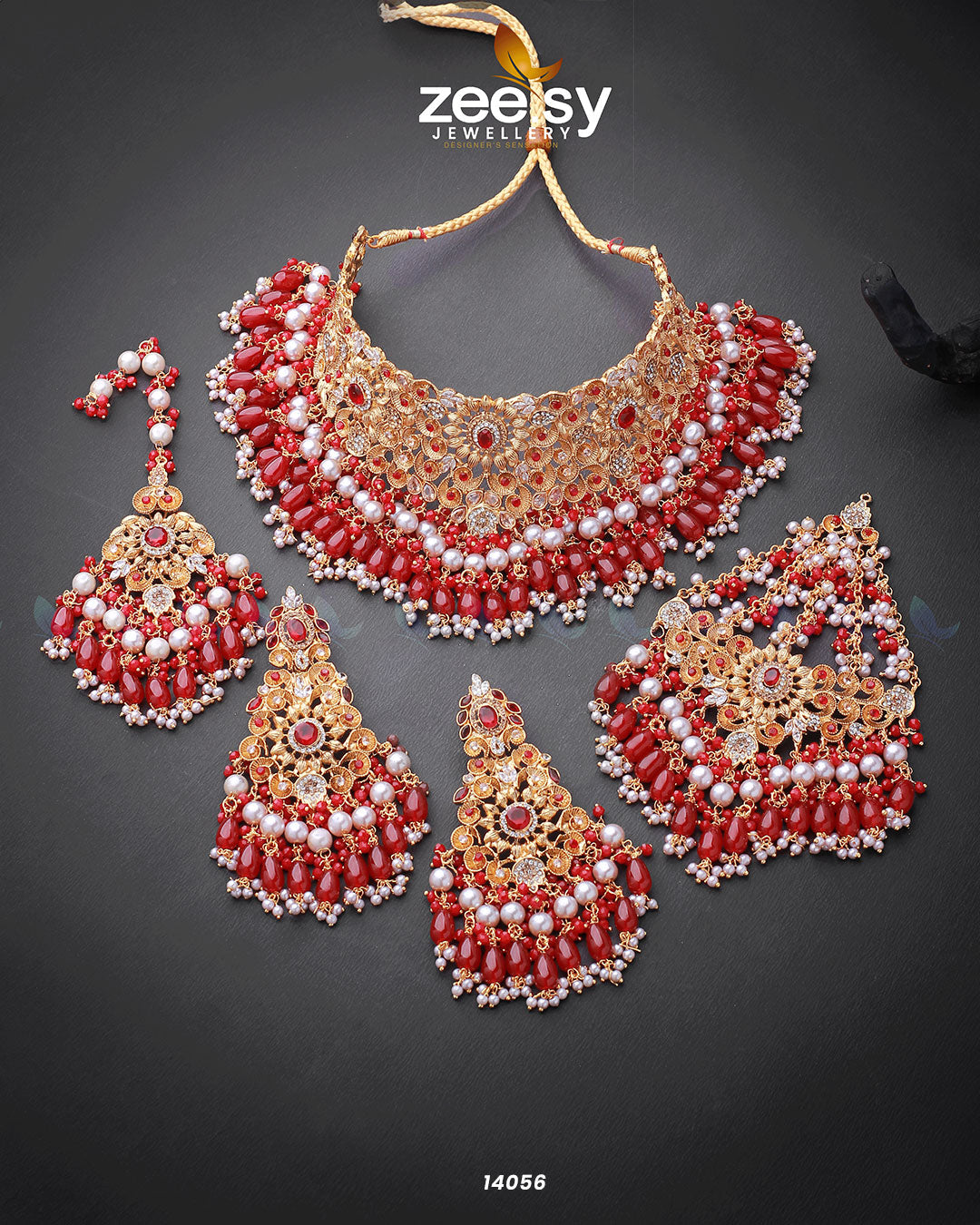 Luminescent Bridal Set - by - Libasekhas UK - Registered Vendor of : Zeesy - 100% Original Designer Dresss