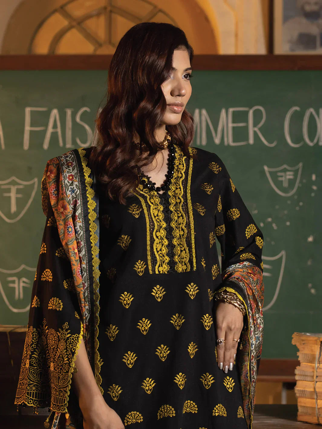 Faiza Faisal | Maya Luxury Lawn | Clara - by - Libasekhas UK - Registered Vendor of : Faiza Faisal - 100% Original Designer Dresss