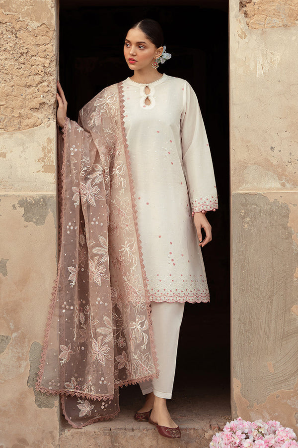 Cross Stitch | Premium Lawn 24 | SPECKLE MESH - by - Libasekhas UK - Registered Vendor of : Cross Stitch - 100% Original Designer Dresss