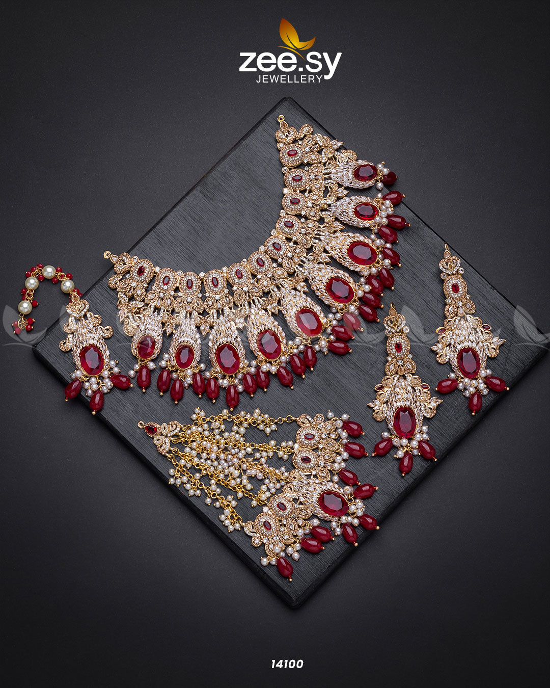 Aroob's Bridal Set - by - Libasekhas UK - Registered Vendor of : Zeesy - 100% Original Designer Dresss