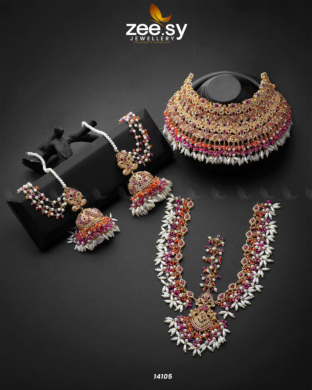 Aurora Bridal Set - by - Libasekhas UK - Registered Vendor of : Zeesy - 100% Original Designer Dresss