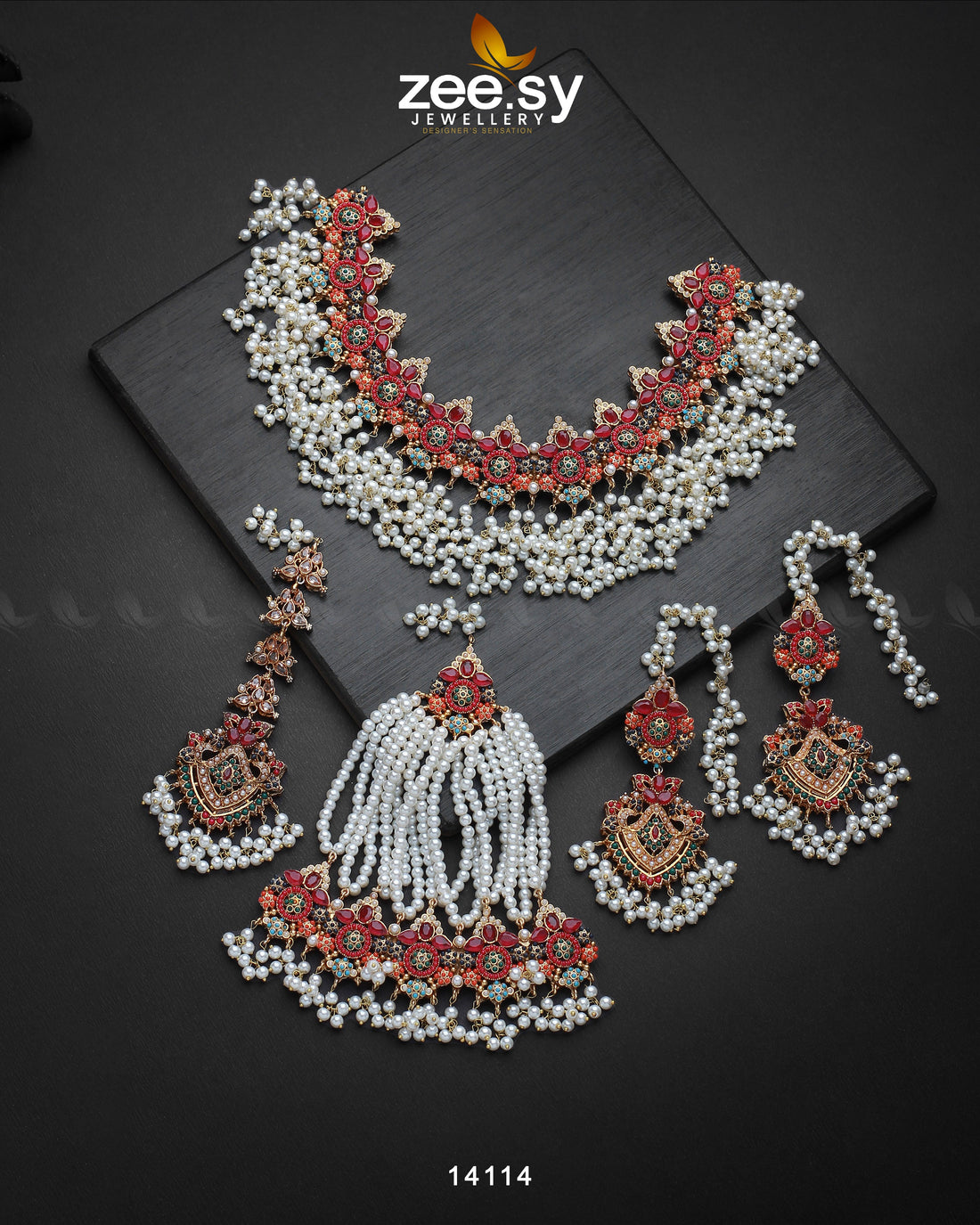 Aurum Bridal Set - by - Libasekhas UK - Registered Vendor of : Zeesy - 100% Original Designer Dresss