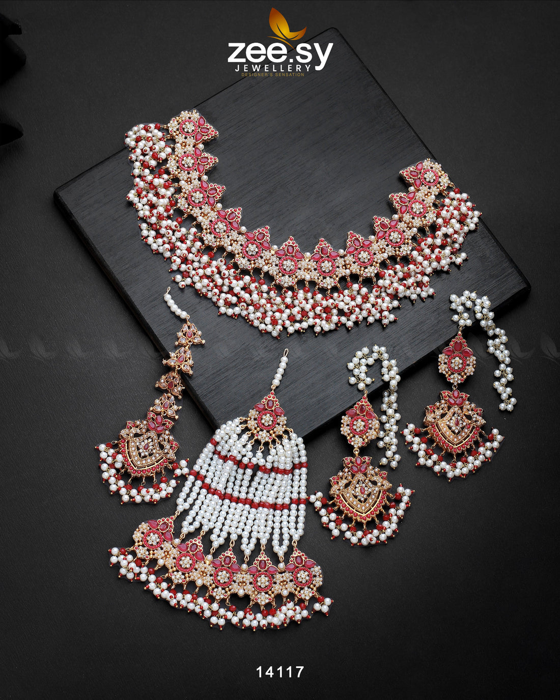 Aurum Bridal Set - by - Libasekhas UK - Registered Vendor of : Zeesy - 100% Original Designer Dresss