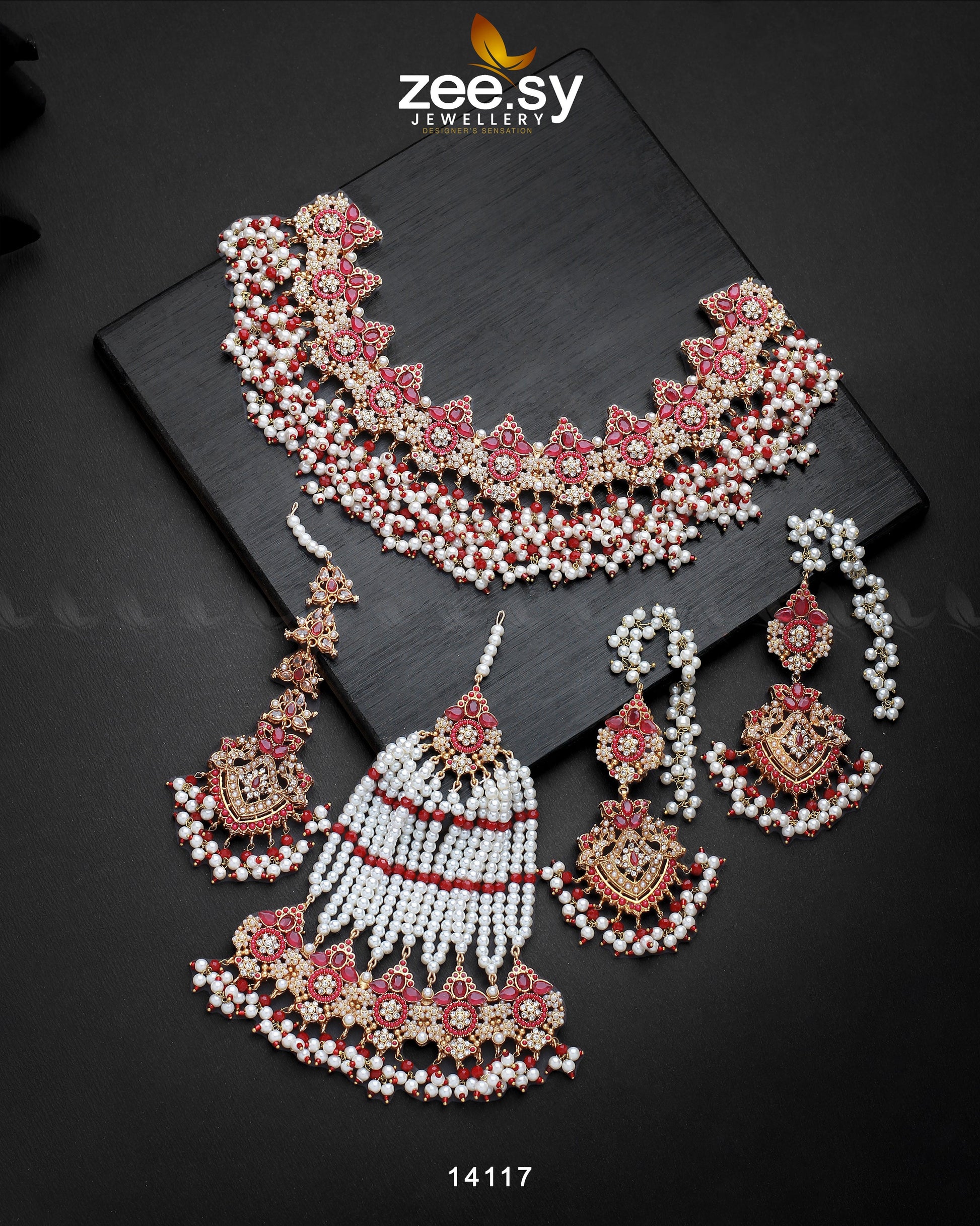 Aurum Bridal Set - by - Libasekhas UK - Registered Vendor of : Zeesy - 100% Original Designer Dresss