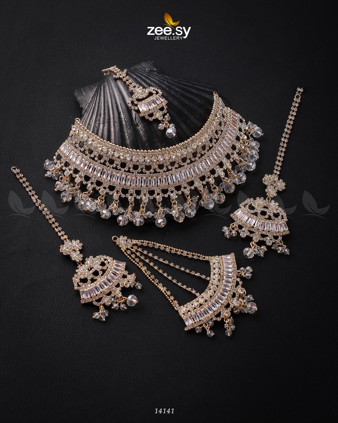Starlit Bridal Set - by - Libasekhas UK - Registered Vendor of : Zeesy - 100% Original Designer Dresss