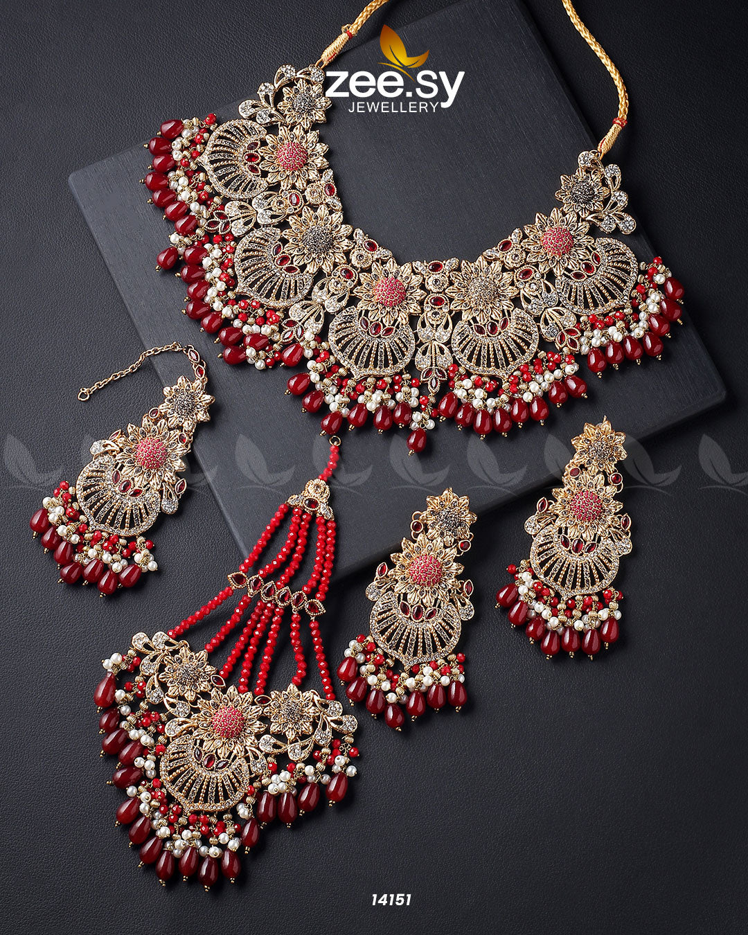 Yarrow Bridal Set - by - Libasekhas UK - Registered Vendor of : Zeesy - 100% Original Designer Dresss