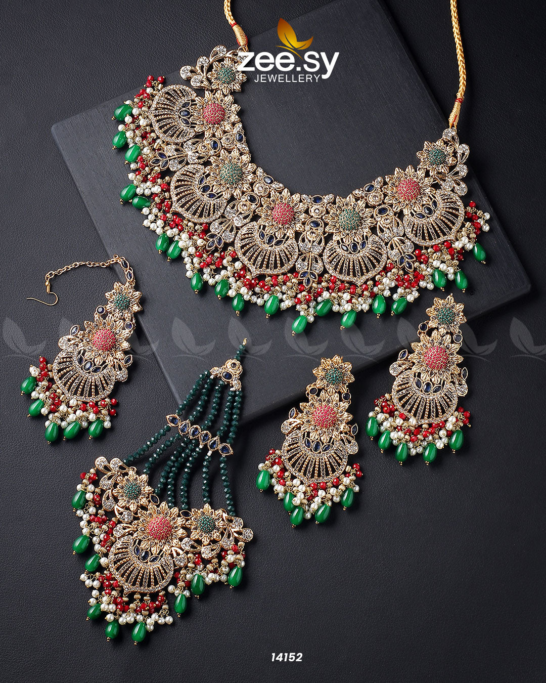 Yarrow Bridal Set - by - Libasekhas UK - Registered Vendor of : Zeesy - 100% Original Designer Dresss