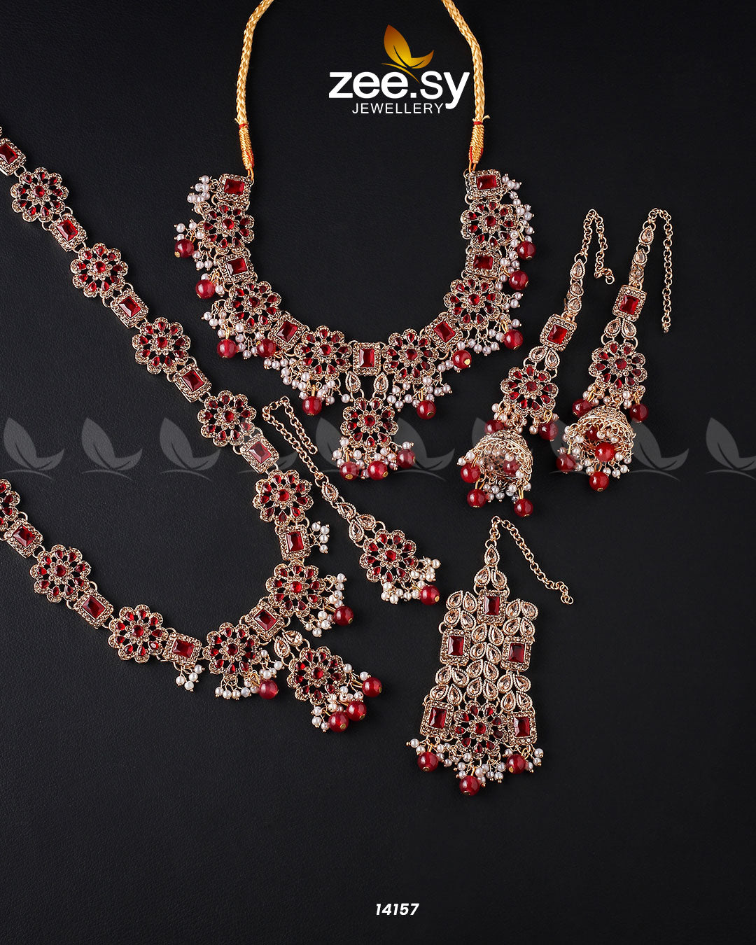 Armeria Bridal Set - by - Libasekhas UK - Registered Vendor of : Zeesy - 100% Original Designer Dresss