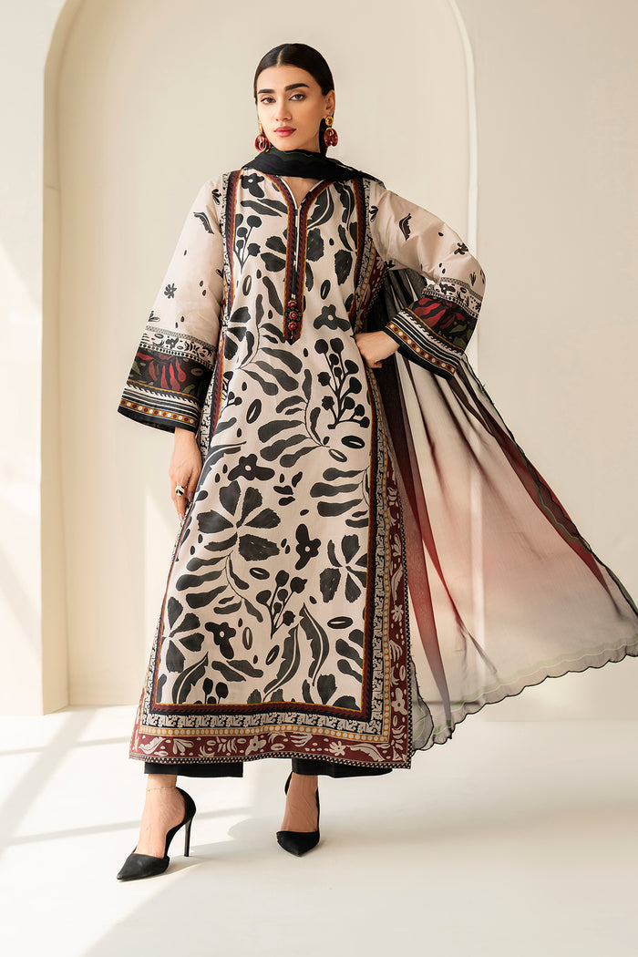 Baroque | Luxury Pret Summer | UF-4199 - by Libasekhas UK - Registered Vendor of : Baroque - 100% Original Designer Dress