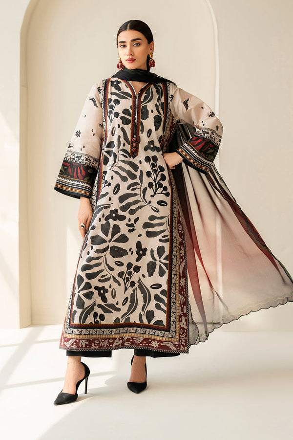 Baroque | Luxury Pret Summer | UF-4199 - by Libasekhas UK - Registered Vendor of : Baroque - 100% Original Designer Dress