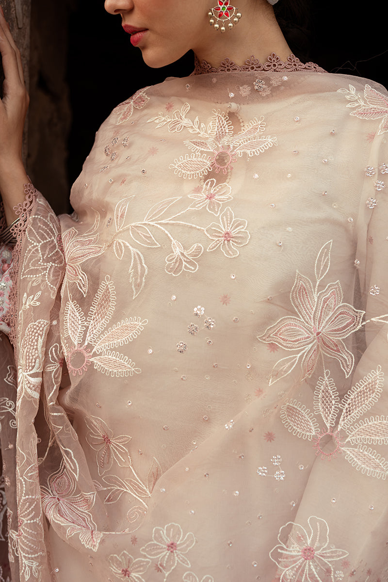 Cross Stitch | Premium Lawn 24 | SPECKLE MESH - by - Libasekhas UK - Registered Vendor of : Cross Stitch - 100% Original Designer Dresss