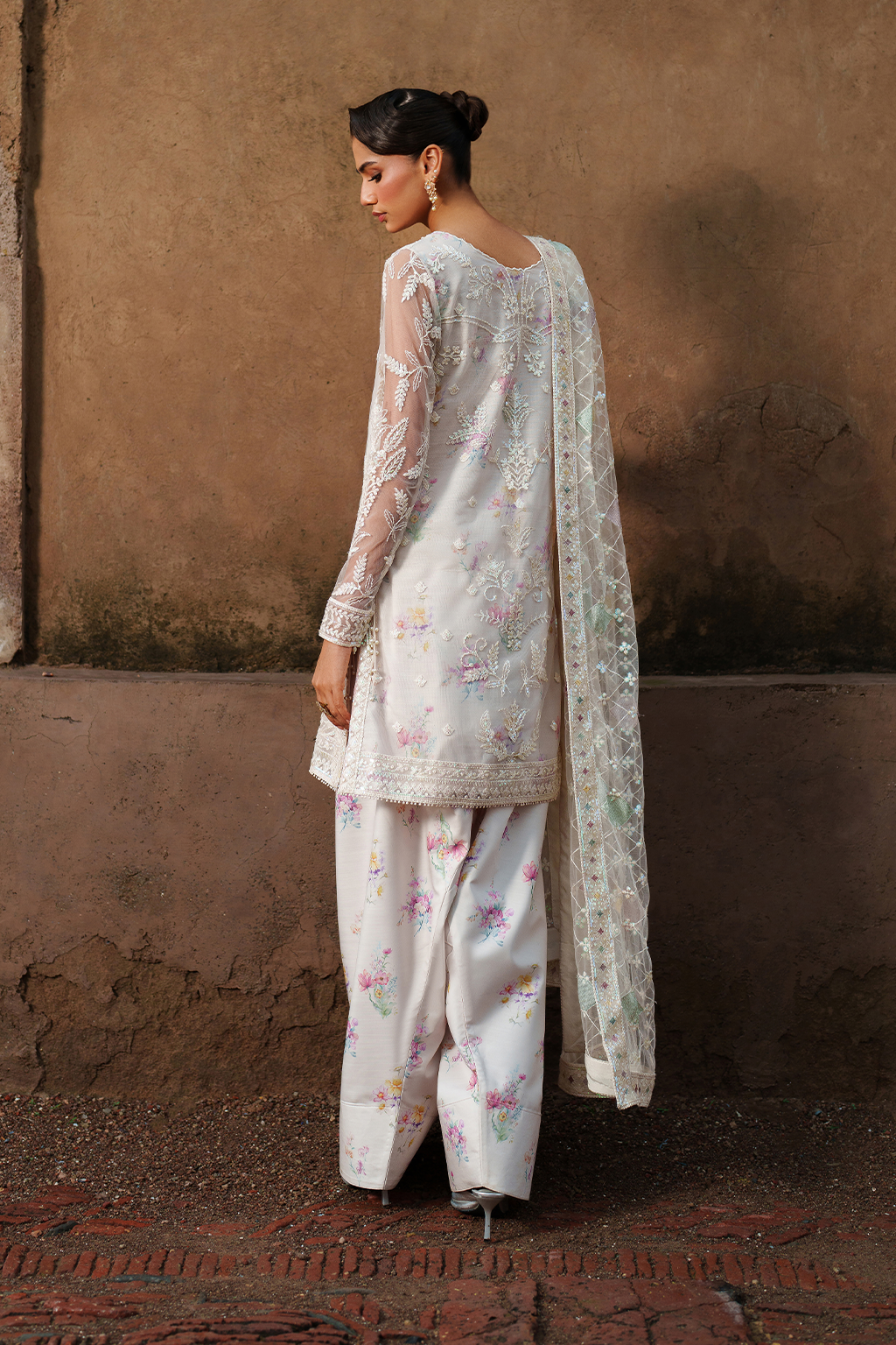 Iznik | Festive Formal | UE-534 Embroidered Net - by Libasekhas UK - Registered Vendor of : Iznik - 100% Original Designer Dress