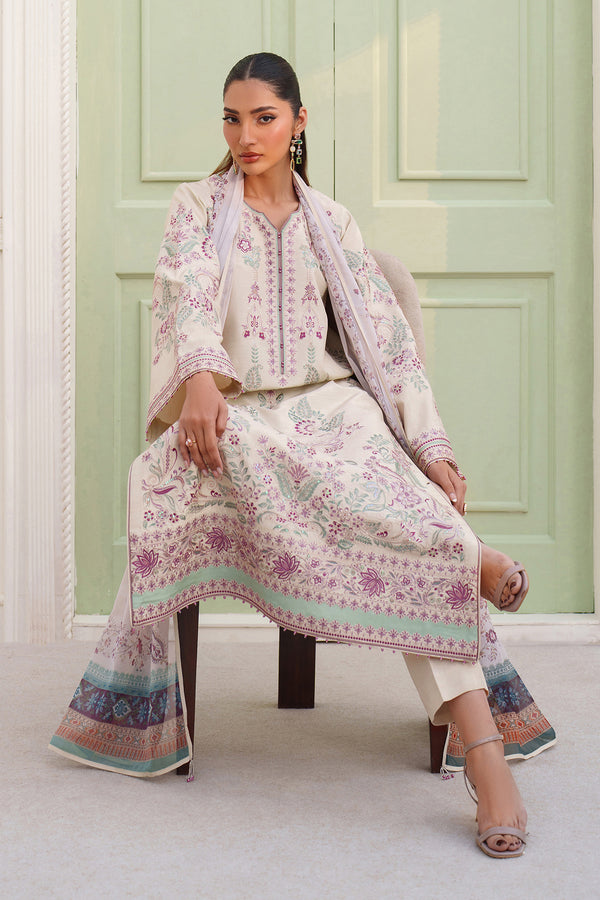 Baroque | Formals Collection | EMBROIDERED RAW SILK UF-4385 - by Libasekhas UK - Registered Vendor of : Baroque - 100% Original Designer Dress