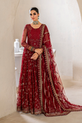 Iznik | Chinnon Chiffon | CC-49 Embroidered Net - by - Libasekhas UK - Registered Vendor of : Iznik - 100% Original Designer Dresss