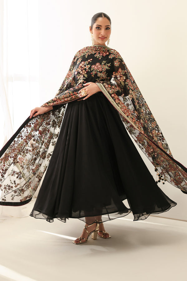 Baroque | Luxury Pret 25 | EMBROIDERED CHIFFON PR-1161 - by Libasekhas UK - Registered Vendor of : Baroque - 100% Original Designer Dress