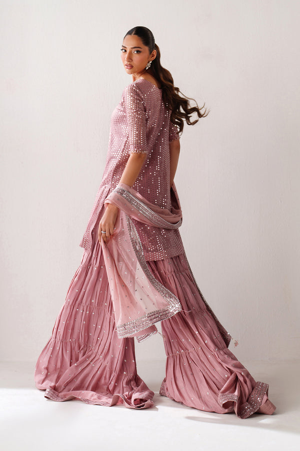 Baroque | Formals Collection | EMBROIDERED CHIFFON UF-4388 - by Libasekhas UK - Registered Vendor of : Baroque - 100% Original Designer Dress
