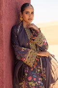 Cross Stitch | Eid Lawn 24 | GRAVEL - by - Libasekhas UK - Registered Vendor of : Cross Stitch - 100% Original Designer Dresss