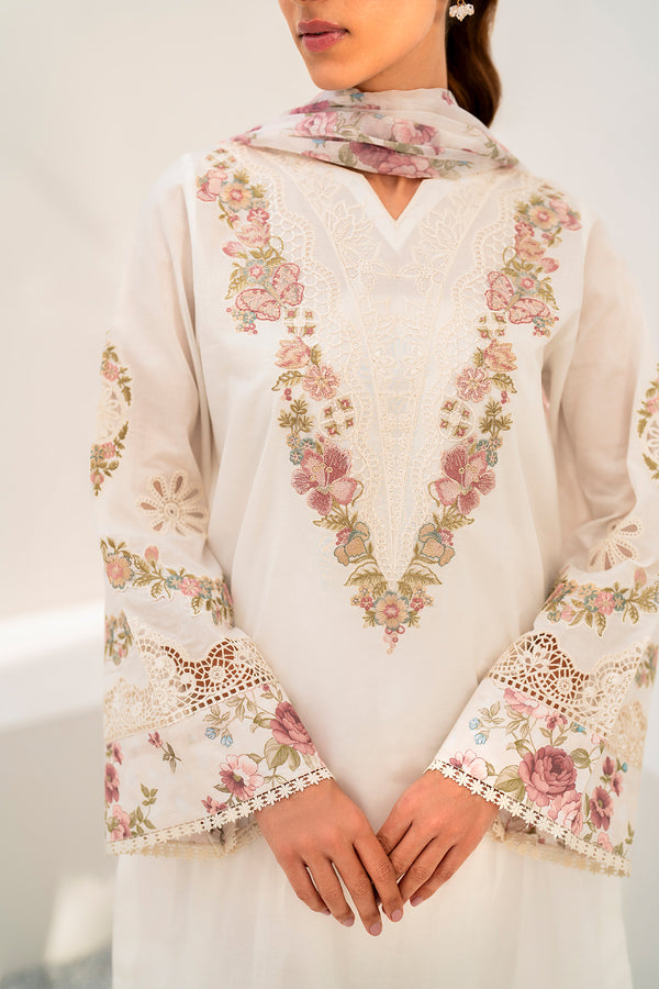 Baroque | Luxury Pret 24 | LAWN UF-665 - by - Libasekhas UK - Registered Vendor of : Baroque - 100% Original Designer Dresss