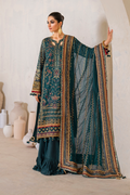 Iznik | Chinnon Chiffon | CC-46 Embroidered Chiffon - by - Libasekhas UK - Registered Vendor of : Iznik - 100% Original Designer Dresss