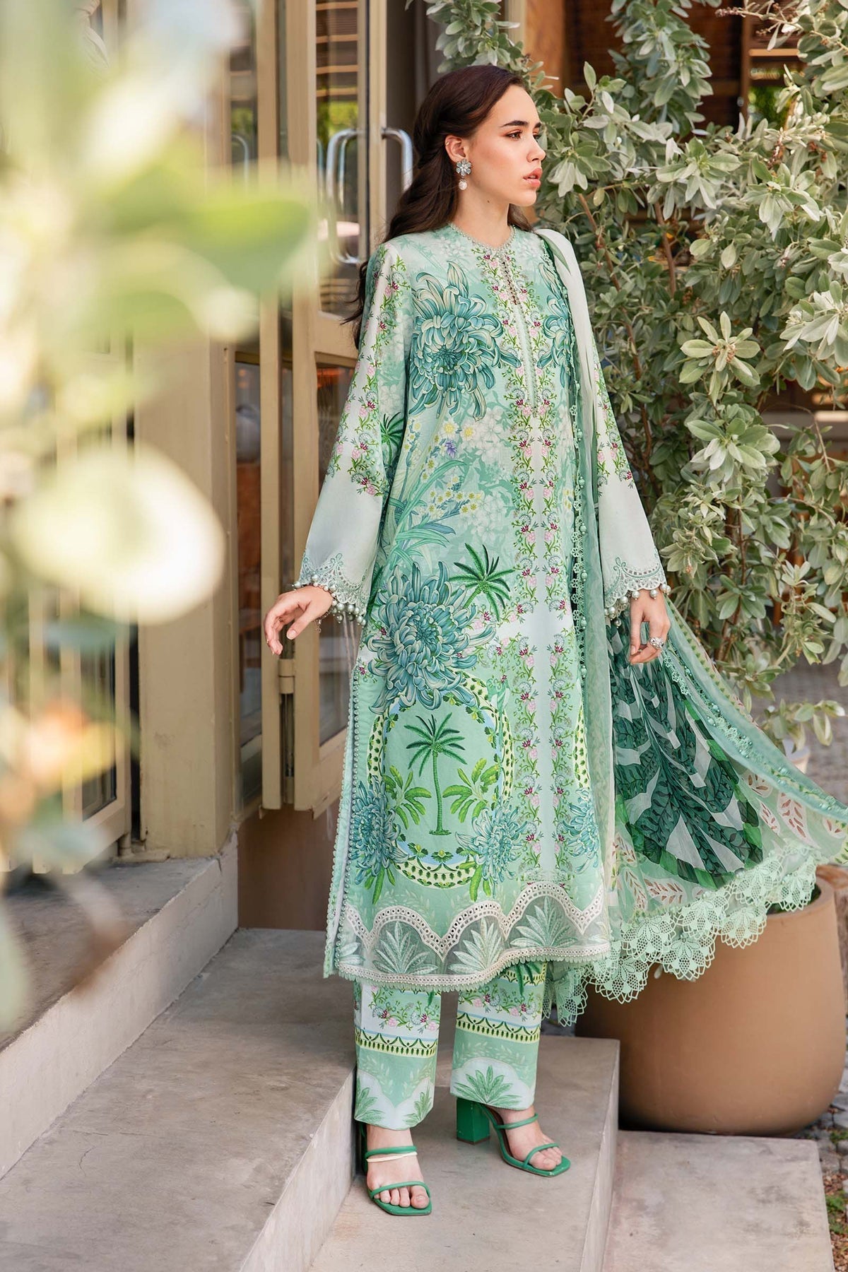 Maria B | M Prints 25 | MPT-2514-A - by - Libasekhas UK - Registered Vendor of : Maria B - 100% Original Designer Dresss