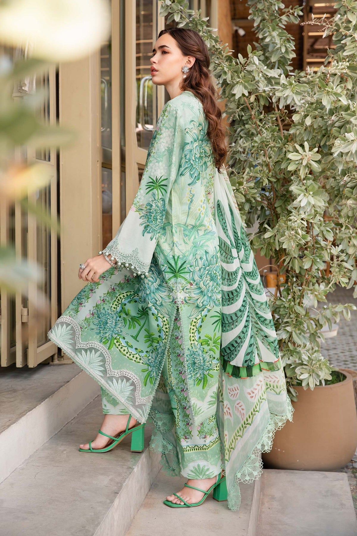 Maria B | M Prints 25 | MPT-2514-A - by - Libasekhas UK - Registered Vendor of : Maria B - 100% Original Designer Dresss