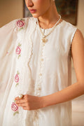 Cross Stitch | Luxe Atelier 25 | WHITE WHISPER - by - Libasekhas UK - Registered Vendor of : Cross Stitch - 100% Original Designer Dresss