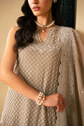 Cross Stitch | Luxe Atelier 25 | FEATHER GREY - by - Libasekhas UK - Registered Vendor of : Cross Stitch - 100% Original Designer Dresss