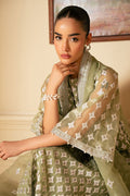 Cross Stitch | Luxe Atelier 25 | MINTED SAGE - by - Libasekhas UK - Registered Vendor of : Cross Stitch - 100% Original Designer Dresss