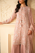 Cross Stitch | Luxe Atelier 25 | ROSY MIST - by - Libasekhas UK - Registered Vendor of : Cross Stitch - 100% Original Designer Dresss
