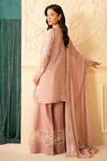 Cross Stitch | Luxe Atelier 25 | ROSY MIST - by - Libasekhas UK - Registered Vendor of : Cross Stitch - 100% Original Designer Dresss