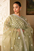 Cross Stitch | Luxe Atelier 25 | MINTED SAGE - by - Libasekhas UK - Registered Vendor of : Cross Stitch - 100% Original Designer Dresss