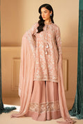 Cross Stitch | Luxe Atelier 25 | ROSY MIST - by - Libasekhas UK - Registered Vendor of : Cross Stitch - 100% Original Designer Dresss