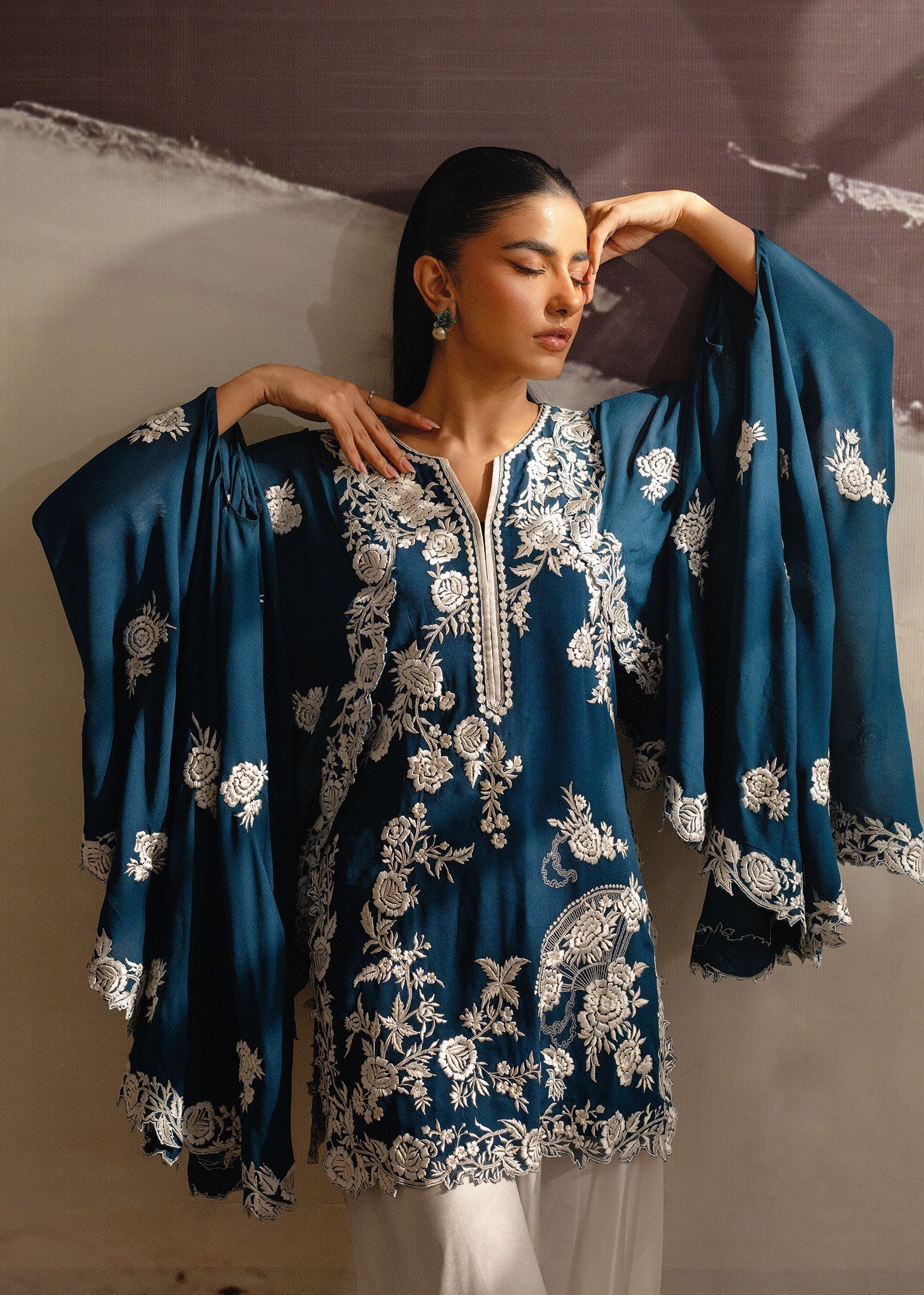 Mahgul | Eye of Cemal | Sapphire Sands - by - Libasekhas UK - Registered Vendor of : Mahgul - 100% Original Designer Dresss