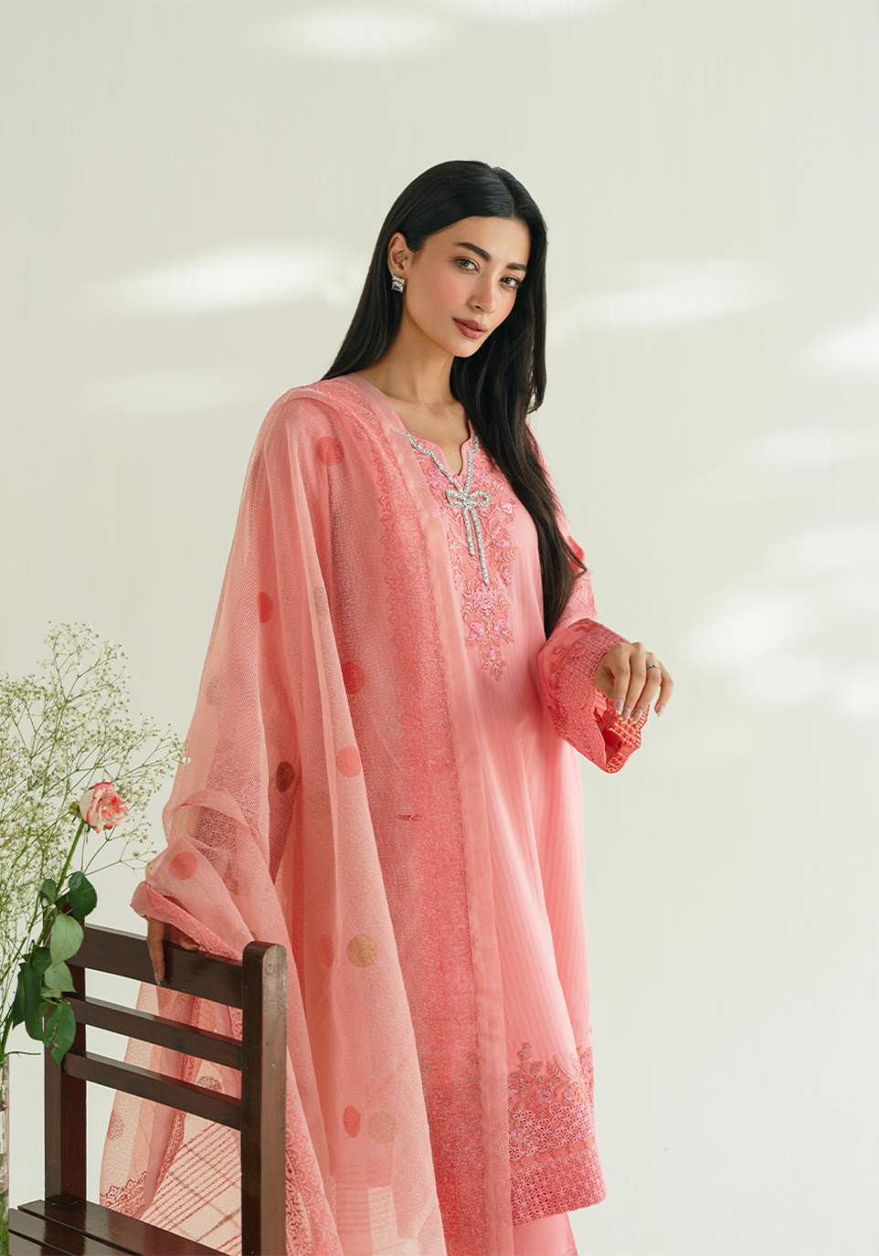 Zarqash | Whispers of Summer |BLUSHWIND - by Libasekhas UK - Registered Vendor of : Zarqash - 100% Original Designer Dress