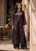 Zarqash | Silk Edit 26 | Rose Noir - by Libasekhas UK - Registered Vendor of : Zarqash - 100% Original Designer Dress