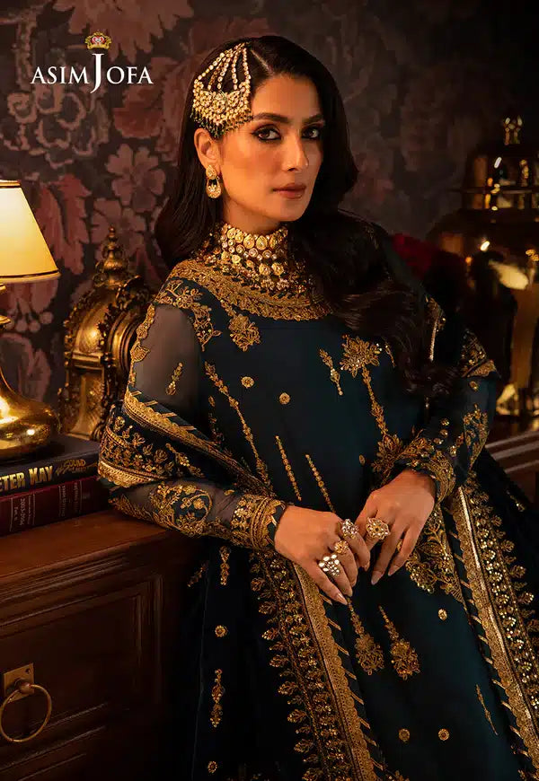 Asim Jofa | Makhmal Wedding Velvet 23 | AJMM-07 - by - Libasekhas UK - Registered Vendor of : Asim Jofa - 100% Original Designer Dresss