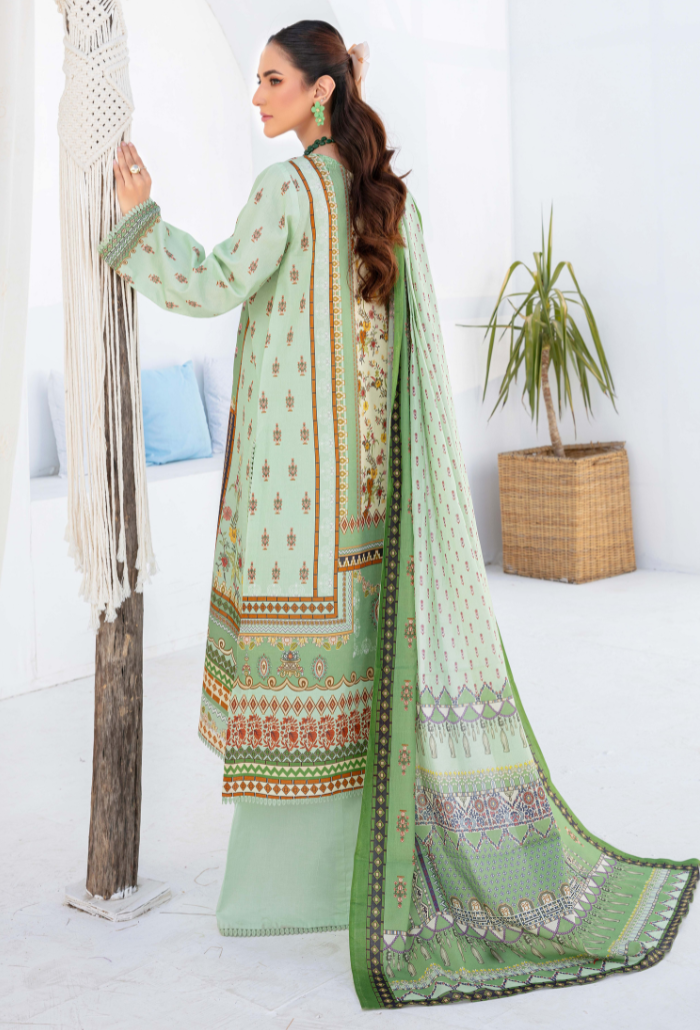 Humdum | Saira Bano Lawn 24 | D02 - by - Libasekhas UK - Registered Vendor of : HumDum - 100% Original Designer Dresss