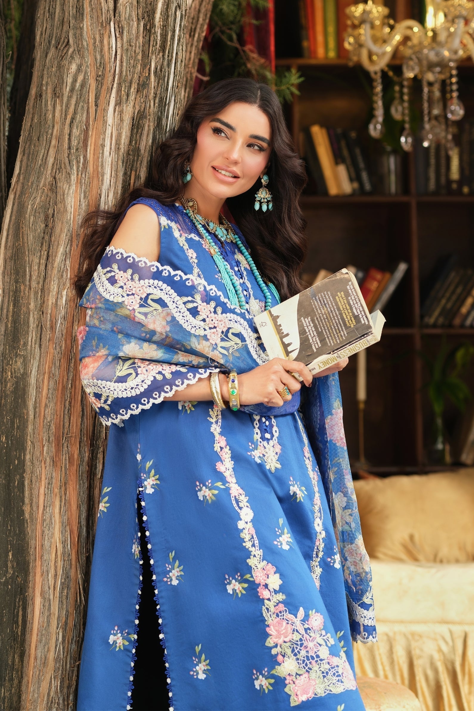 Maryam Hussain | Luxury Lawn 26 | Skye - by Libasekhas UK - Registered Vendor of : Maryam Hussain - 100% Original Designer Dress