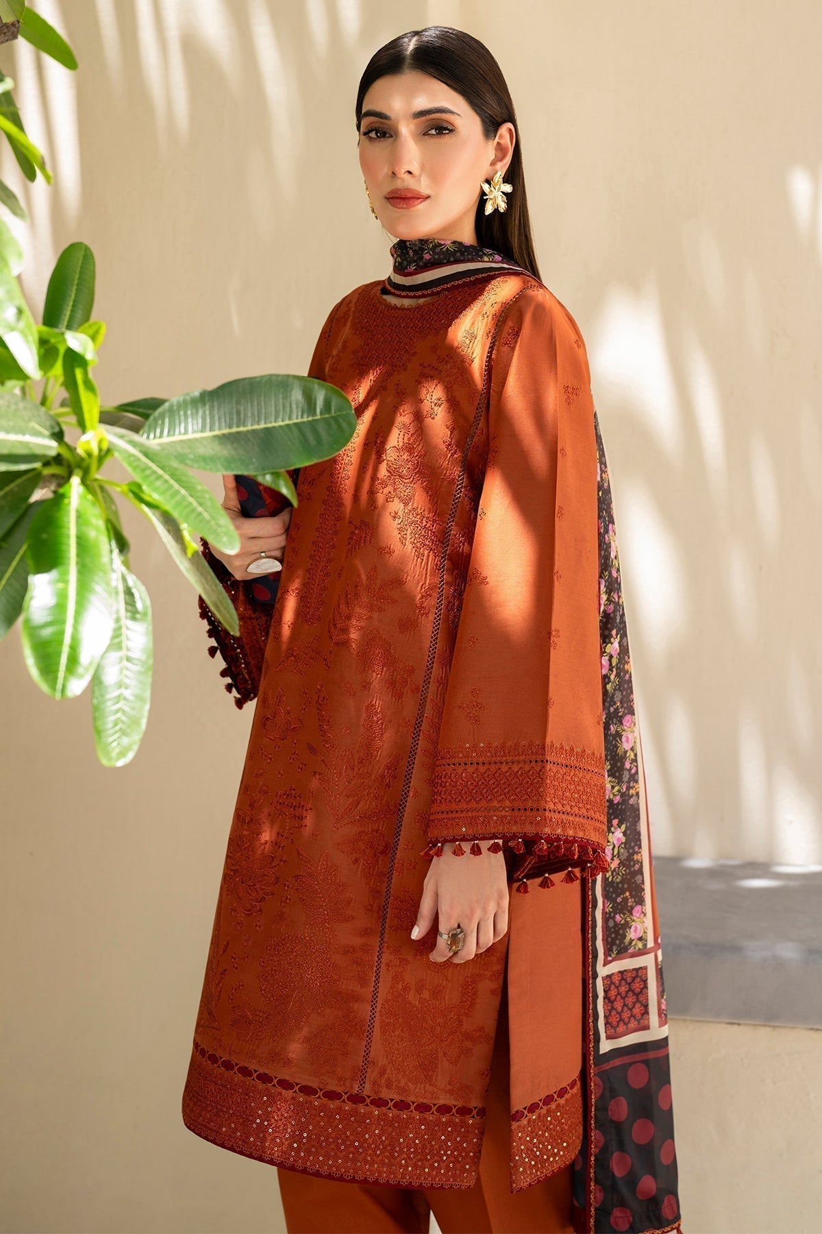 Jazmin | Irish Lawn SS 24 | D5 - by - Libasekhas UK - Registered Vendor of : Jazmin - 100% Original Designer Dresss